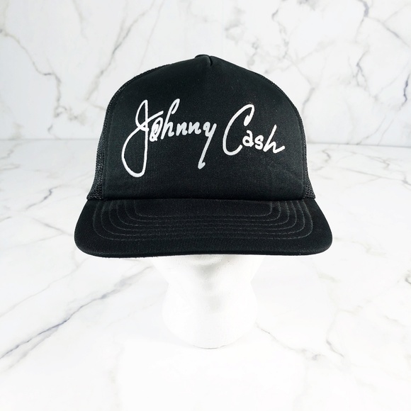 johnny cash trucker hat